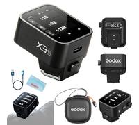 Godox X3S / X3-S Disparador de Flash Inalámbrico TTL para Sony, Sincronización HSS de 2.4G, Pantalla Táctil OLED HD, Peso Ligero de 48g, Batería Recargable USB-C Integrada, 1/8000s HSS/TTL/TCM