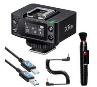 Godox XR-S Receptor Inalámbrico TTL para Sony, Sistema X 2.4GHz, Batería de Litio Integrada, Pantalla LCD Mejorada, Control Inalámbrico del Obturador, Incluye Cable Sync y USB-C