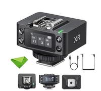 Godox XR TTL Receptor de disparador de flash inalámbrico compatible con cámaras Nikon y Canon, sistema X de 2,4 GHz, transmisión remota de 100 m, 99 identificadores y 32 canales, sincronización con X3