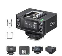 Godox XRS TTL Receptor de Flash TTL, Alcance de 100 m, batería integrada de 1270 mAh, Cable de sincronización y Cable USB-C, Compatible con Disparador Godox X3/X3Pro para Sony