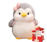 Godpqiui Animal De Peluche Pingüino | Muñeca con Diseño De Mochila Y | Altura 25 Cm Diseño De Mochila Juguete De Pingüino - para Adultos Adolescentes Madre Novia Novio Navidad Invierno Fiesta De