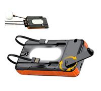 Godpqiui Banco de Energía con Panel Solar - Equipamiento de Supervivencia Impermeable - Banco De Energía con Cargador Solar De Manivela Manual,para Viaje por Carretera Camping Senderismo Viaje