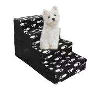 Godpqiui Escaleras para Mascotas para Perros Grandes | Pasos para Cama para Perros de 4 Pasos - Cama cómoda de Franela para escaleras para Mascotas, fácil de Montar, Animales pequeños, Gatos Grandes,