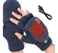 Godpqiui Guantes Calefactables Mujeres | Mittens Abrigadas para Invierno - Calentamiento USB 5V para Frío en Actividades Exteriores Motonieve Reparto Senderismo