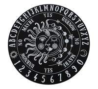 Godpqiui Tablero de péndulo de madera | Tablero de mensajes metafísicos de adivinación - Herramientas de Adivinación para Prácticas Espirituales y Ocultas, Energía Reiki