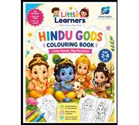 Gods Coloring Book for Kids: Big, Easy-to-Colour Pictures of Ganesha, Krishna, Hanuman, Shiva, Lakshmi, Saraswati & More | Fun and Creative Activity Book for Children Ages 2-8