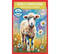 GOD'S CREATIONS Word Search Puzzle Book: Book for all ages 9 words per puzzle 55 puzzles with easy to read print about creation, bible, and fun and ... all ages, bible study and relaxation