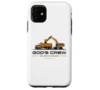 God'S Crew - Excavator Construction Kids Christian 1 Cor 3:9 Carcasa para iPhone 11