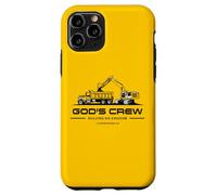 God'S Crew - Excavator Construction Kids Christian 1 Cor 3:9 Carcasa para iPhone 11 Pro