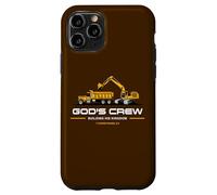 God'S Crew - Excavator Construction Kids Christian 1 Cor 3:9 Carcasa para iPhone 11 Pro