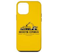 God'S Crew - Excavator Construction Kids Christian 1 Cor 3:9 Carcasa para iPhone 12 Mini