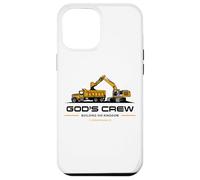 God'S Crew - Excavator Construction Kids Christian 1 Cor 3:9 Carcasa para iPhone 12 Pro MAX