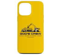 God'S Crew - Excavator Construction Kids Christian 1 Cor 3:9 Carcasa para iPhone 13 Pro MAX