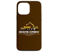 God'S Crew - Excavator Construction Kids Christian 1 Cor 3:9 Carcasa para iPhone 13 Pro MAX