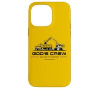 God'S Crew - Excavator Construction Kids Christian 1 Cor 3:9 Carcasa para iPhone 14 Pro MAX