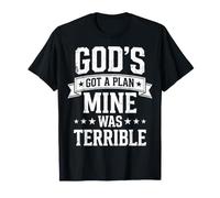 God'S Got A Plan Mine Was Terrible Camiseta