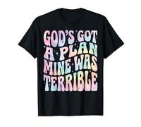 God'S Got A Plan Mine Was Terrible Camiseta