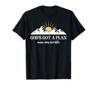 God'S Got a Plan Mine Was Terrible Christian Trust God Plan Camiseta