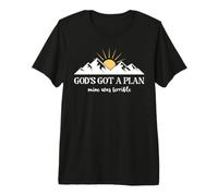 God'S Got a Plan Mine Was Terrible Christian Trust God Plan Camiseta Premium