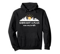 God'S Got a Plan Mine Was Terrible Christian Trust God Plan Sudadera con Capucha
