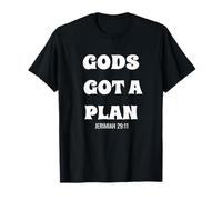 Gods Got A Plan Versículo de la Biblia Jeremías 29:11 Camiseta