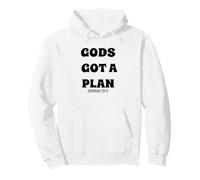 Gods Got A Plan Versículo de la Biblia Jeremías 29:11 Sudadera con Capucha