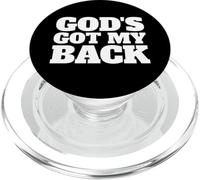 God'S Got My Back Christian Faith Believer Jesús PopSockets PopGrip para MagSafe