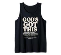 God's Got This Josué 1:9 Verso de la Biblia Cristiano Camiseta sin Mangas