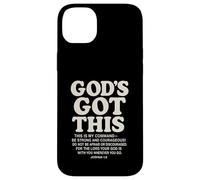 God's Got This Josué 1:9 Verso de la Biblia Cristiano Carcasa para iPhone 14 Plus