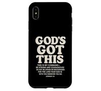 God's Got This Josué 1:9 Verso de la Biblia Cristiano Carcasa para iPhone XS Max