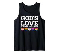 God's Love Is Fully Inclusive LGBTQIA+ Gay Pride Christian Camiseta sin Mangas