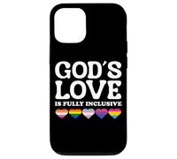 God's Love Is Fully Inclusive LGBTQIA+ Gay Pride Christian Carcasa para iPhone 12/12 Pro