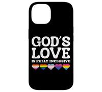 God's Love Is Fully Inclusive LGBTQIA+ Gay Pride Christian Carcasa para iPhone 14