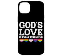 God's Love Is Fully Inclusive LGBTQIA+ Gay Pride Christian Carcasa para iPhone 14 Plus