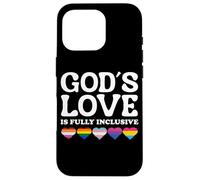 God's Love Is Fully Inclusive LGBTQIA+ Gay Pride Christian Carcasa para iPhone 16 Pro