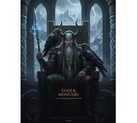 Gods & Monsters: A Norse Mythology Colouring Book for Adults: 50 Epic Illustrations of Gods, Vikings and Mythical Creatures | Single-Sided Pages for Stress Relief and Relaxation