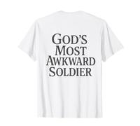 God'S Most Awkward Soldier - Funny Christian Camiseta