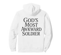 God'S Most Awkward Soldier - Funny Christian Sudadera con Capucha