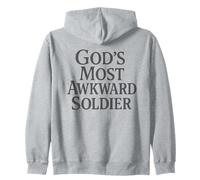 God'S Most Awkward Soldier - Funny Christian Sudadera con Capucha