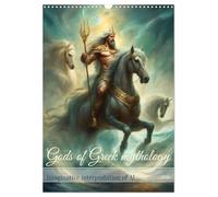 Gods of Greek mythology (Wall Calendar 2026 DIN A3 portrait), CALVENDO 12 Month Wall Calendar: Imaginative interpretation of AI