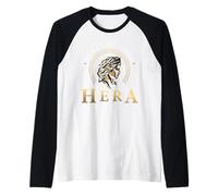Gods of Olymp o Hera Reina de Dioses o Dios Griego Antiguo Camiseta Manga Raglan