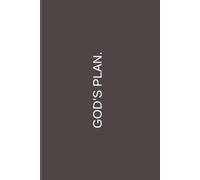 GOD'S PLAN. "God's plan is never delayed, only perfectly timed.: Present for friends, family, children, and workspace.