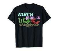 God'S Plan is Worth The Wait Bible Verse Christian Camiseta