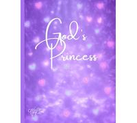 God's Princess, Lavender Lighted Hearts, 150 Lined Page, 8x11 Page, Notebook Perfect For School, Learning And Note-Taking: Created With Hand-Drawn Art By: Artist Mary Elisabeth Linder @ MaryEMade