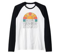 God'S Promise Stands Camiseta Manga Raglan