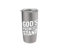 God's Promise Stands Vaso térmico de acero inoxidable de doble pared