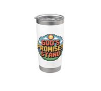 God's Promise Stands Vaso térmico de acero inoxidable de doble pared