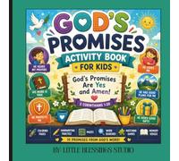 God's Promises Activity Book for Kids: A Christian Bible Activity Book for Kids Ages 4-8 with Coloring, Mazes, Word Searches, Matching Games, Quizes, and Memory Verses