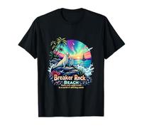 God's Solid Beach Breaker Rock Camp Retro VBS 2025 Beach Camiseta