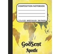Godsent Apostle Composition Notebook: 200 Pages | Blank Wide Ruled | Perfect for School, Church, Work, Journaling & Daily Writing.